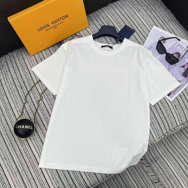 Cc Chanel! Counter model! Short-sleeved knitted stretch top with contrasting dou