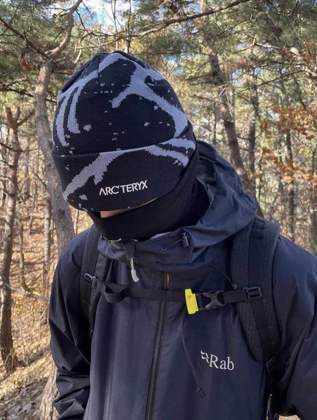 Arc'Teryx Grotto Toque Knitted Beanie, New Arrival, Double-sided Jacquard Embroi