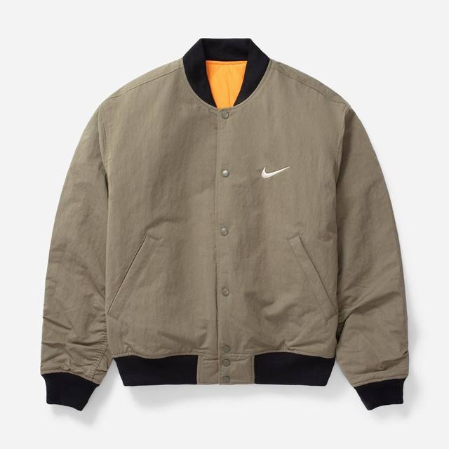 New Arrival: Nike X Stussy Collaboration Logo Embroidered Reversible Jacket, Uni