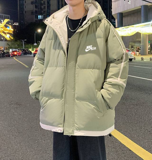 New Arrival! Nike Hooded Cotton Jacket/Coat - Warm, Windproof, Comfortable, Brea