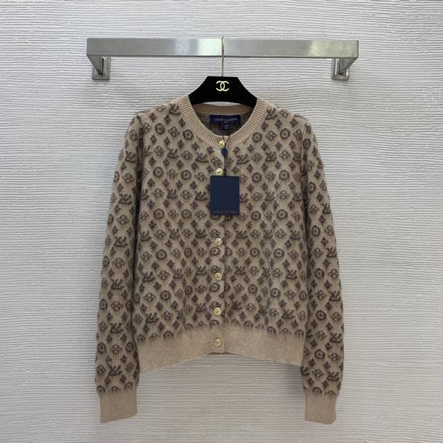 Louis Vuitton (LV) New High-End Custom Mohair and Wool Blend Fabric, Classic Mon