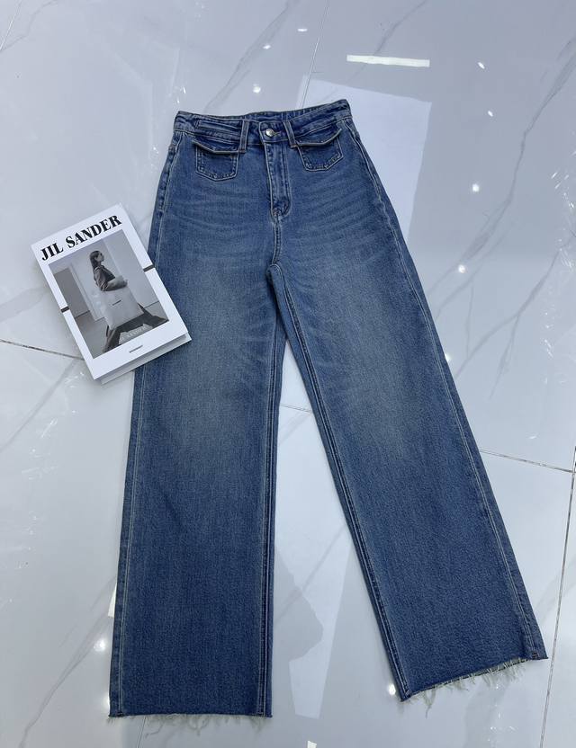 Detailed Photos Chane* New Slim Straight Leg High-Version Production~ Super Styl